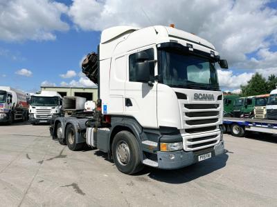 SCANIA R450 6X2 WITH BS 51 CRANE